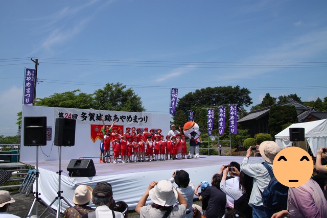 多賀城あやめ園2010・多賀城あやめ音頭と多賀城踊り・画像