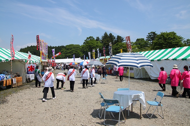 多賀城あやめ園2010・多賀城あやめ音頭と多賀城踊り・画像