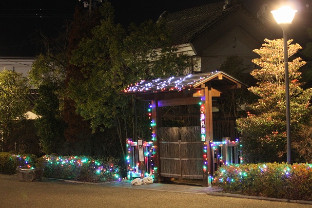 史白石駅前商店街通りのイルミネーション・宮城県白石市・画像・与平仙台人が仙台観光してるブログ