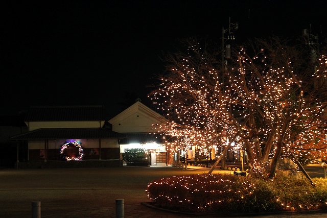 史白石駅前商店街通りのイルミネーション・宮城県白石市・画像・与平仙台人が仙台観光してるブログ