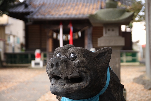 宮城野八幡神社・宮城県仙台市宮城野区銀杏町・画像01狛犬