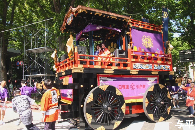 仙台青葉まつり・山鉾・宮城県仙台市・画像・仙台人が仙台観光をしてるブログ・与平