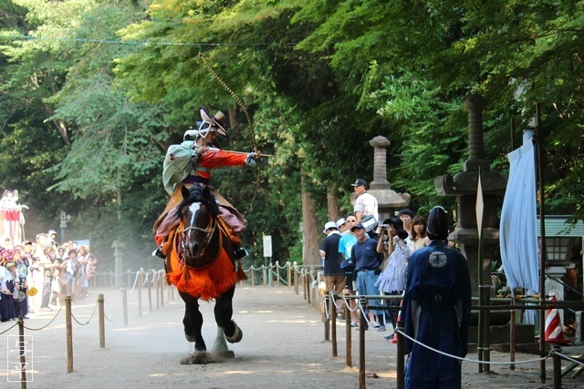 鹽竈神社流鏑馬神事、宮城県塩竈市、画像、仙台人が仙台観光をしてるブログ、与平