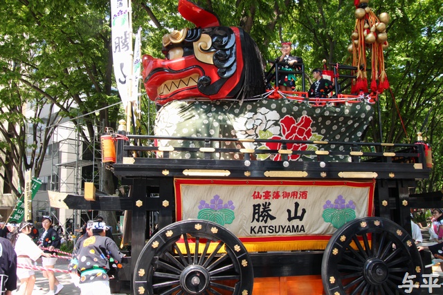 仙台青葉まつり・山鉾・宮城県仙台市・画像・仙台人が仙台観光をしてるブログ・与平