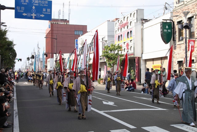 古川秋まつり・宮城県大崎市古川・画像03稲葉先陣大名行列