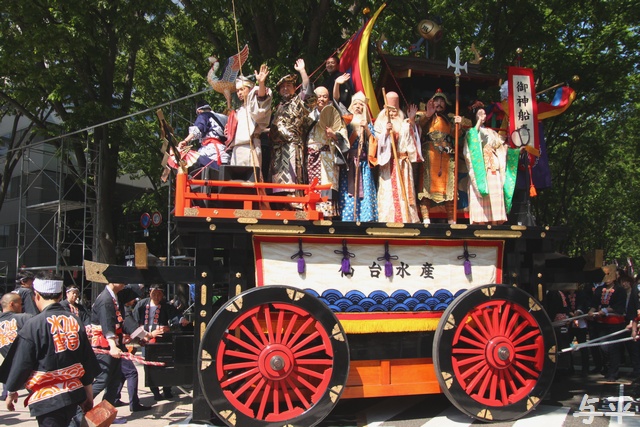 仙台青葉まつり・山鉾・宮城県仙台市・画像・仙台人が仙台観光をしてるブログ・与平